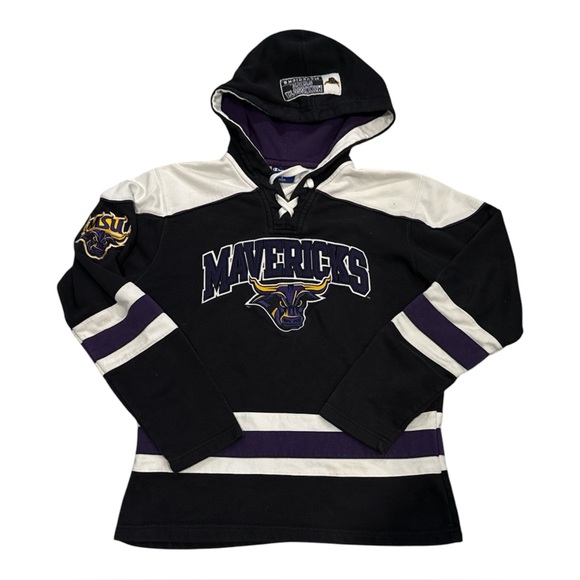 Champion Other - Champion Minnesota State Mavericks Black Purple NCAA Hockey Style Hoodie Mens S